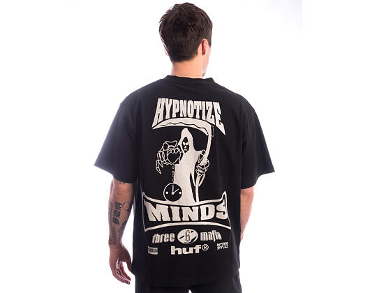 Triko Huf - Most Known Unknown Ss T-Shirts - Washed Black