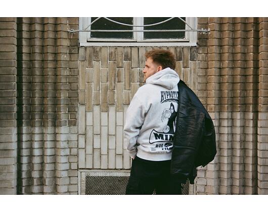 Mikina Huf - Three 6 Mafia Memphis Po Hoodie - Heather Grey