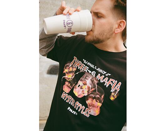 HUF x Three 6 Mafia Ceramic Double Cup - White