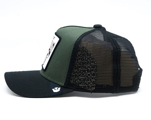 Dětská kšiltovka Goorin - Bandit Trucker Mini - Raccoon - Palm / Black