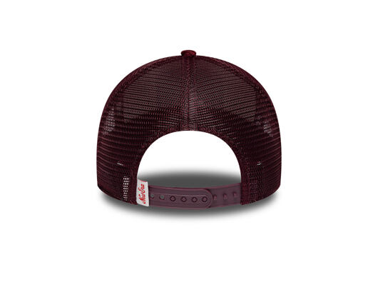 Kšiltovka New Era - Branded Cord Visor 9FORTY A-Frame Trucker - Maroon / Stone