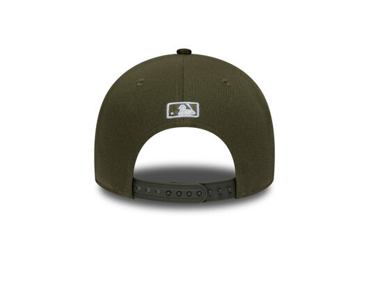 Kšiltovka New Era - MLB Cord Visor 9FORTY M-CROWN - LA Dodgers - New Olive