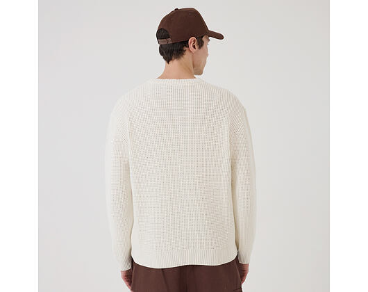 Mikina New Era - MLB Waffle Knit Crew - LA Dodgers - Off White