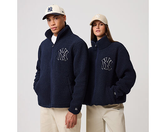 Bunda New Era - MLB Sherpa Jacket - NY Yankees - Navy