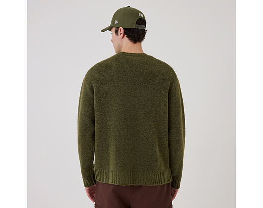 Svetr New Era - Branded Simple Knit Crew - New Olive