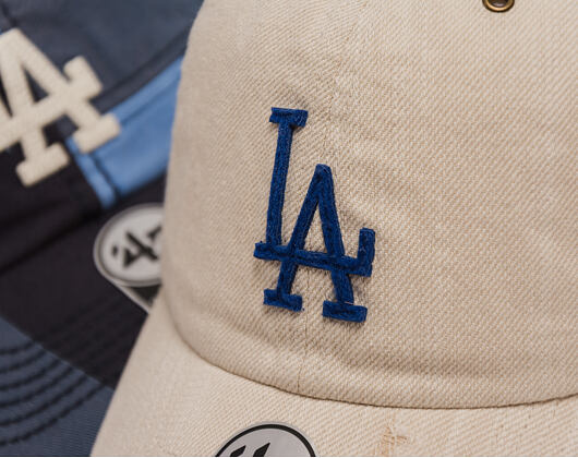 Kšiltovka '47 Brand - MLB Worn In Cooperstown CLEAN UP - LA Dodgers