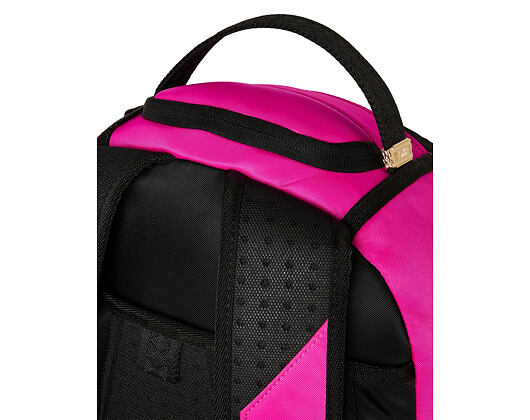 Batoh Sprayground - Shark Central White Stencil Shark Pink Nylon Backpack