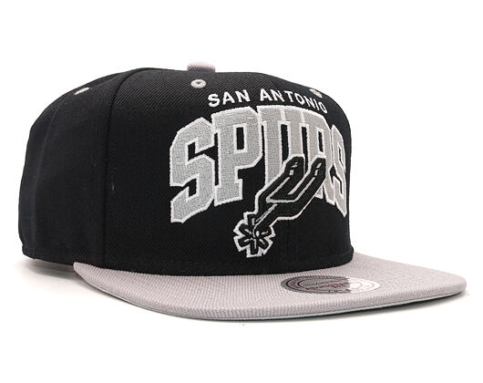 Kšiltovka Mitchell & Ness Team Arch 2 Tone Snapback San Antonio Spurs Black / Grey