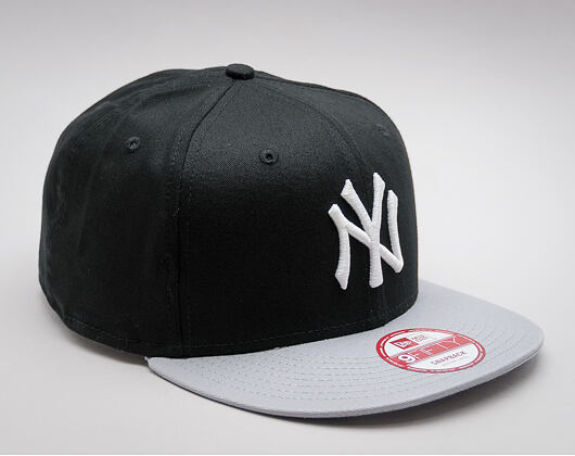 Kšiltovka New Era 9FIFTY Cotton Block New York Yankees Snapback Black / Grey