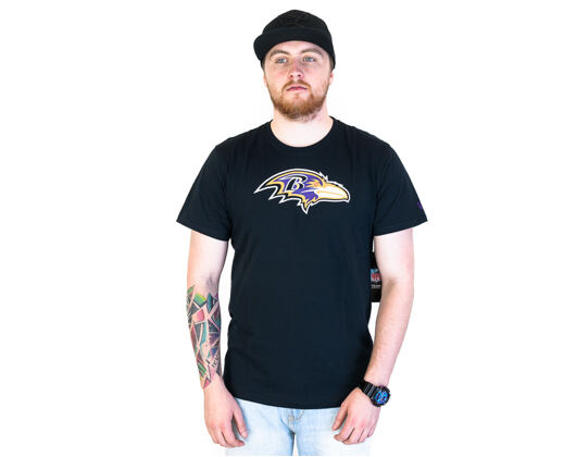 Triko New Era NFL Team Logo Baltimore Ravens Black