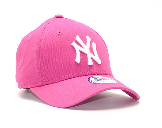 Dětská Kšiltovka New Era League Basic New York Yankees Pink Youth 9FORTY Strapback