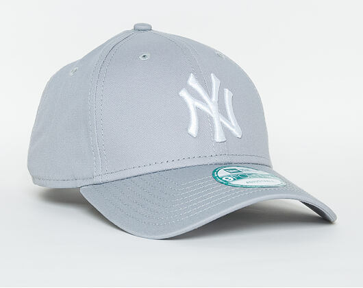 Kšiltovka New Era 9FORTY MLB League Basic New York Yankees - Graphite / White