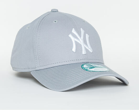 Kšiltovka New Era 9FORTY MLB League Basic New York Yankees Strapback Grey / White