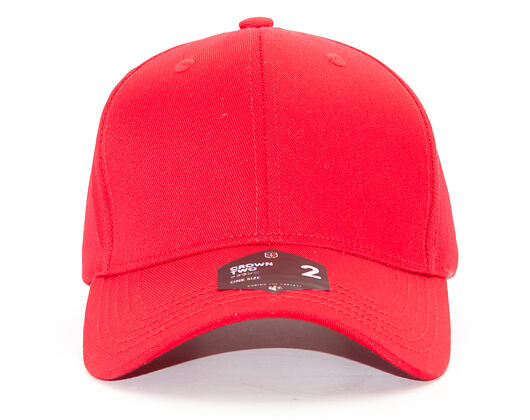 Kšiltovka State of WOW Crown 2 Baseball Red Velcro Strapback