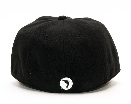 Kšiltovka Pink Dolphin Motorsports 8 Panel Black Fitted