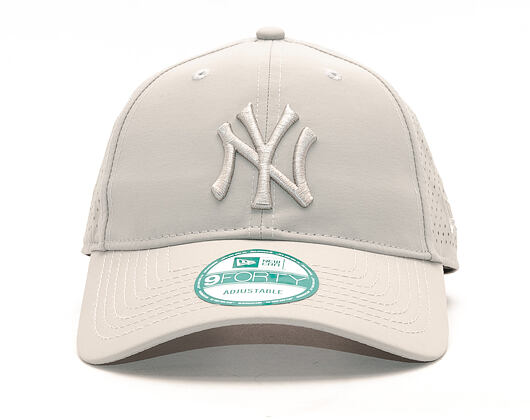 Kšiltovka New Era Tonal Perf New York Yankees Grey Strapback