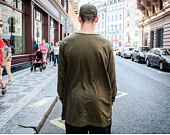 Triko Pink Dolphin Cross Layering Olive