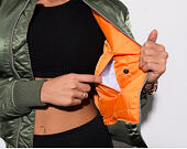 Dámský zimní Bomber Alpha Industries MA-1 SF Wmn Sage Green (-5° C)