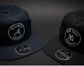 Kšiltovka New Era Taslan Emblem New York Yankess Black 9FIFTY Clipback