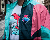 Větrovka Pink Dolphin OG Waves Breaker Boosace Blue