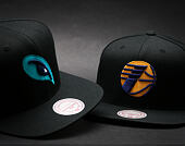 Kšiltovka Mitchell & Ness Elements Charlotte Hornets Black Snapback