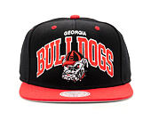 Kšiltovka Mitchell & Ness Team Arch Georgia Bulldogs Black/Red Snapback