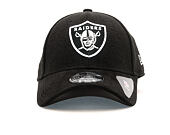 Kšiltovka New Era Team Melton Suede Oakland Raiders Black 39THIRTY Stretchfit