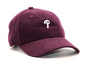 Kšiltovka New Era Melton Mini Classic Philadelphia Phillies Maroon 9TWENTY Strapback