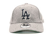 Kšiltovka New Era Wool Felt Logo Los Angeles Dodgers Grey 9FORTY Strapback