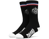 Ponožky HUF Thrasher Black