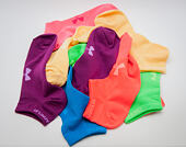 Dámské Ponožky Under Armour Women Solid 6 pack No Show Multicolor