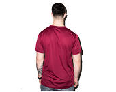 Triko New Era Border Edge Badge Tee Philadelphia Phillies Burgundy/Blue/White