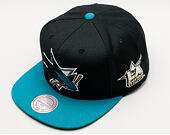 Kšiltovka Mitchell & Ness NHL 2017 All Star Game San Jose Sharks Black/Teal Snapback