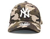 Kšiltovka New Era League Essential New York Yankees 39THIRTY Woodland Camo Stretchfit