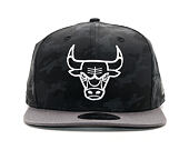 Kšiltovka New Era Camo Chicago Bulls 9FIFTY Black Camo/Grey Snapback