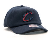 Kšiltovka Mitchell & Ness Throwback Cleveland Cavaliers Navy Snapback