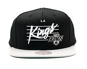 Kšiltovka Mitchell & Ness Cursive Script Logo Los Angeles Kings Black/Grey Snapback