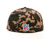 Kšiltovka New Era Camo Team Fitted New England Patriots 59FIFTY Woodland Camo/Official Team Color