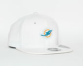 Kšiltovka New Era Border Edge Pique Miami Dolphins 9FIFTY White/Official Team Colors Strapback