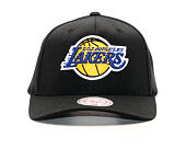 Kšiltovka Mitchell & Ness Team Logo Flexfit 110 Los Angeles Lakers Black Snapback