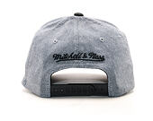 Kšiltovka Mitchell & Ness Link Flexfit 110 Flex-Snap Brooklyn Nets Grey/Black Snapback