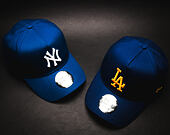 Kšiltovka New Era Team Essential A-Frame Los Angeles Dodgers 9FORTY Dark Royal Snapback