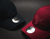 Kšiltovka New Era Rubber Logo Mesh New York Yankees 9FORTY Navy Strapback