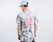 Triko HUF Pink Panther Triple Triangle Grey Crystal Wash