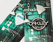 Brýle Oakley Razor Blades Seafoam/Grey OO9140-11