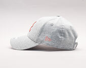 Dámská Kšiltovka New Era Jersey Essential Atlanta Braves 9FORTY Gray/Blush Strapback