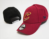 Kšiltovka New Era The League Cleveland Cavaliers Red C Logo 9FORTY Official Team Colors Strapback