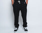 Tepláky Champion Elastic Cuff Pants Mini Logo Print Black