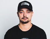 Kšiltovka New Era Monochrome Seattle Seahawks 39THIRTY Black