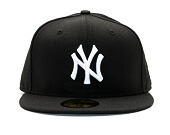 Kšiltovka New Era 59FIFTY MLB Basic New York Yankees Fitted Black / White Log